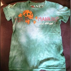 7 for all mankind skull shirt